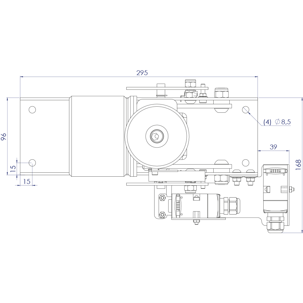 Buffer Support Cantilever - Low Pit - OKATT